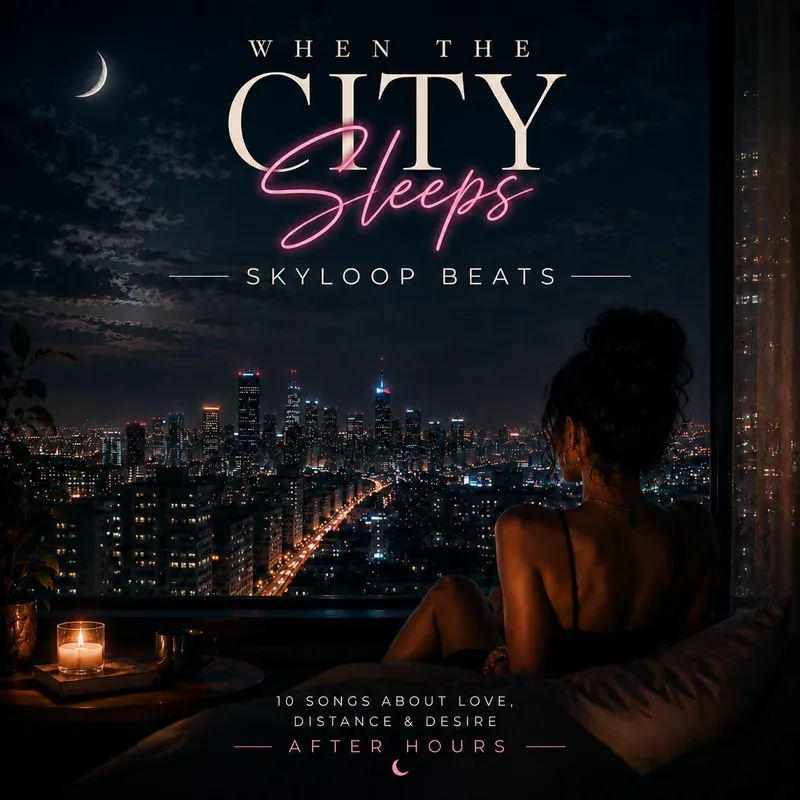 Album-Cover: When the city sleeps von Skyloop Beats